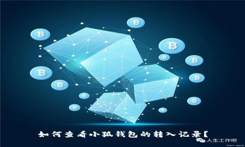 如何查看小狐钱包的转入记录？